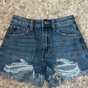 Never Worn KanCan jean shorts!! so cutee!! the perfect jean shorts!! Has Tags